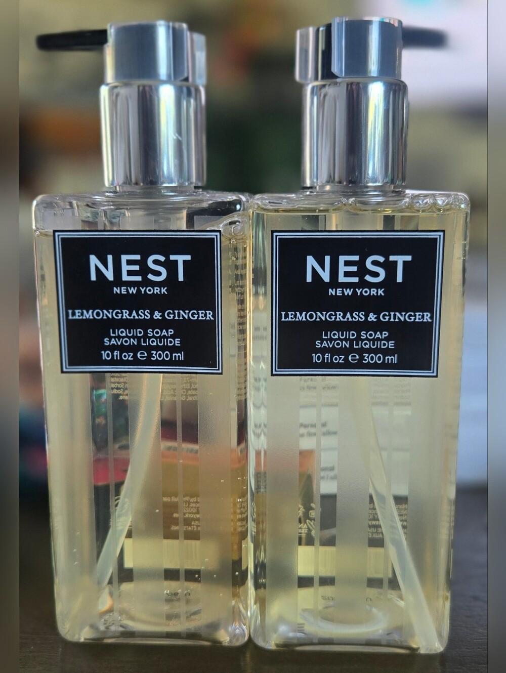 Two New NEST New York Ten Ounce Lemongrass & Ginger Liquid Soap